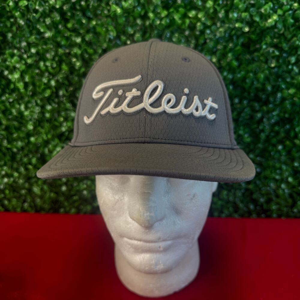 Titleist Pro V1 Footjoy Snapback Hat Cap One Size Gray White OSFA